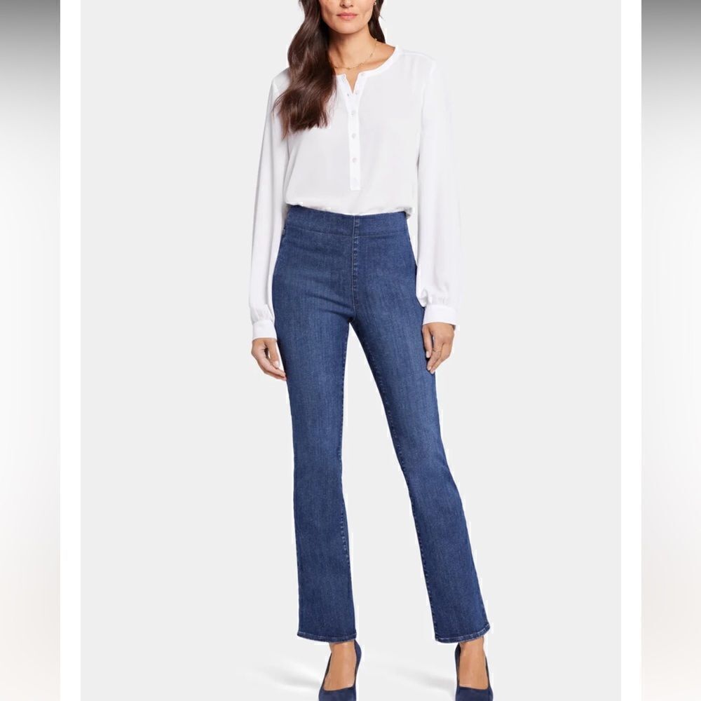 NYDJ Pull-on Slim Bootcut Decker Jeans M(6-10)